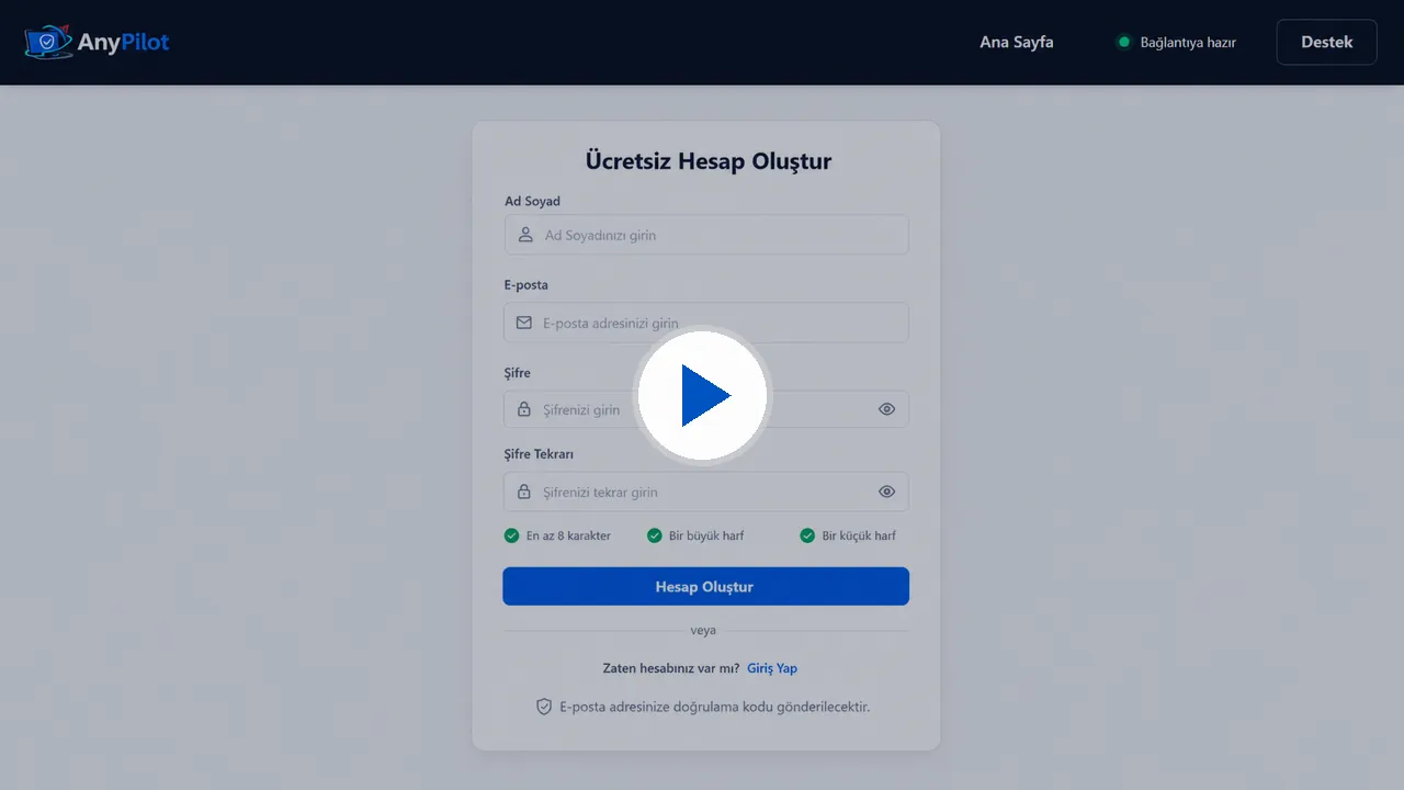 AnyPilot kullanım videosu